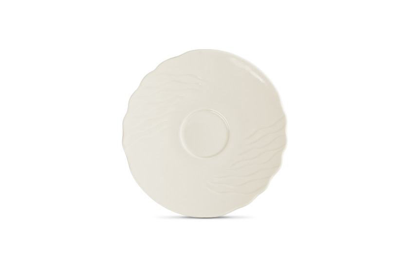 Serwis porcelanowy CELESTIA 38el. na 6os.: talerze obiadowe 18el.+ filiżanka ze spodkiem 12el. + kubek + salaterka