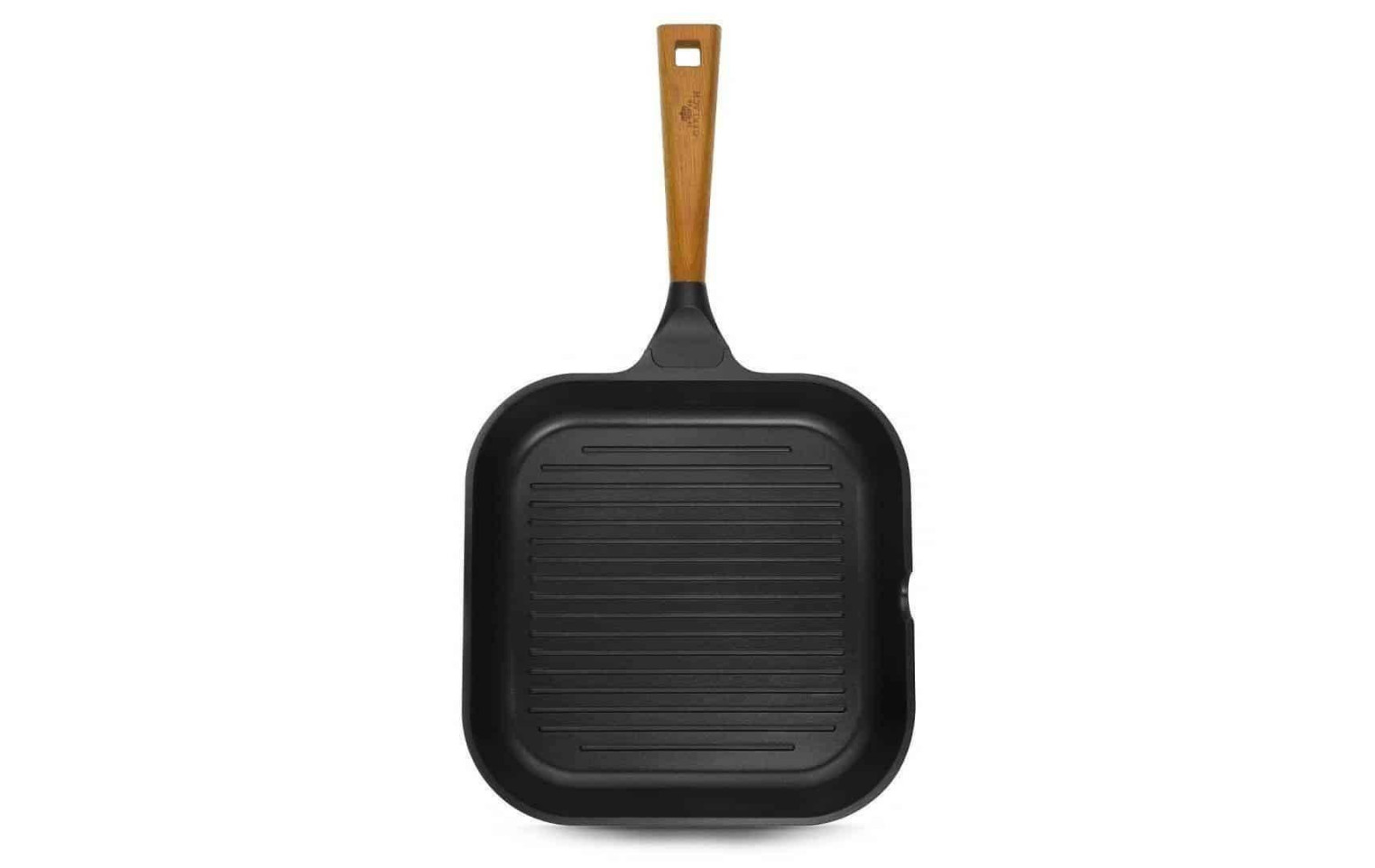 Garnek 24/28 cm + patelnia 24 cm + patelnia grillowa 28 cm + patelnia WOK + deska NATUR