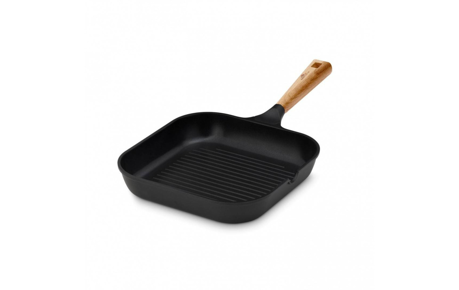 Garnek 24/28 cm + patelnia 24 cm + patelnia grillowa 28 cm + patelnia WOK + deska NATUR