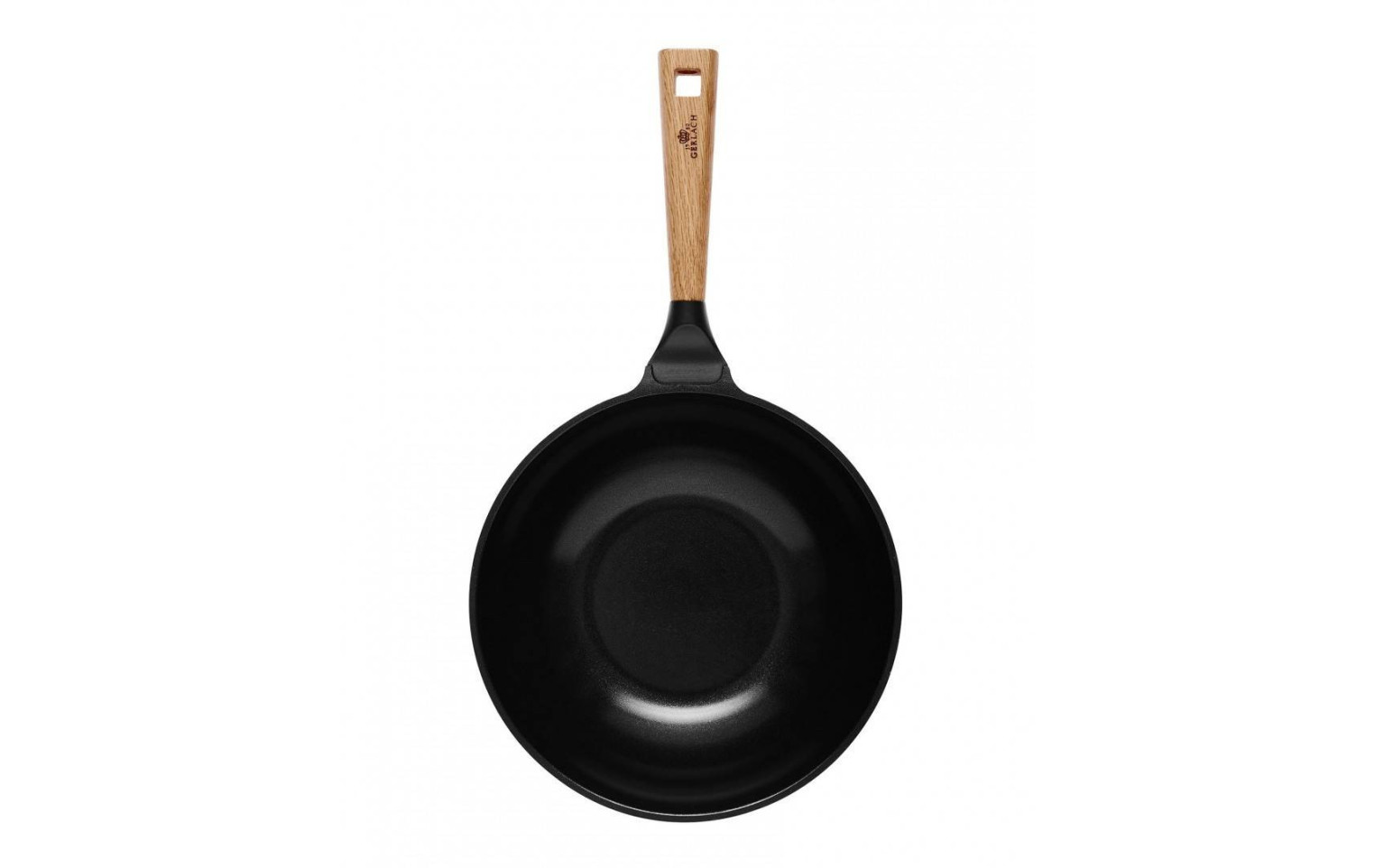 Garnek 24/28 cm + patelnia 24 cm + patelnia grillowa 28 cm + patelnia WOK + deska NATUR
