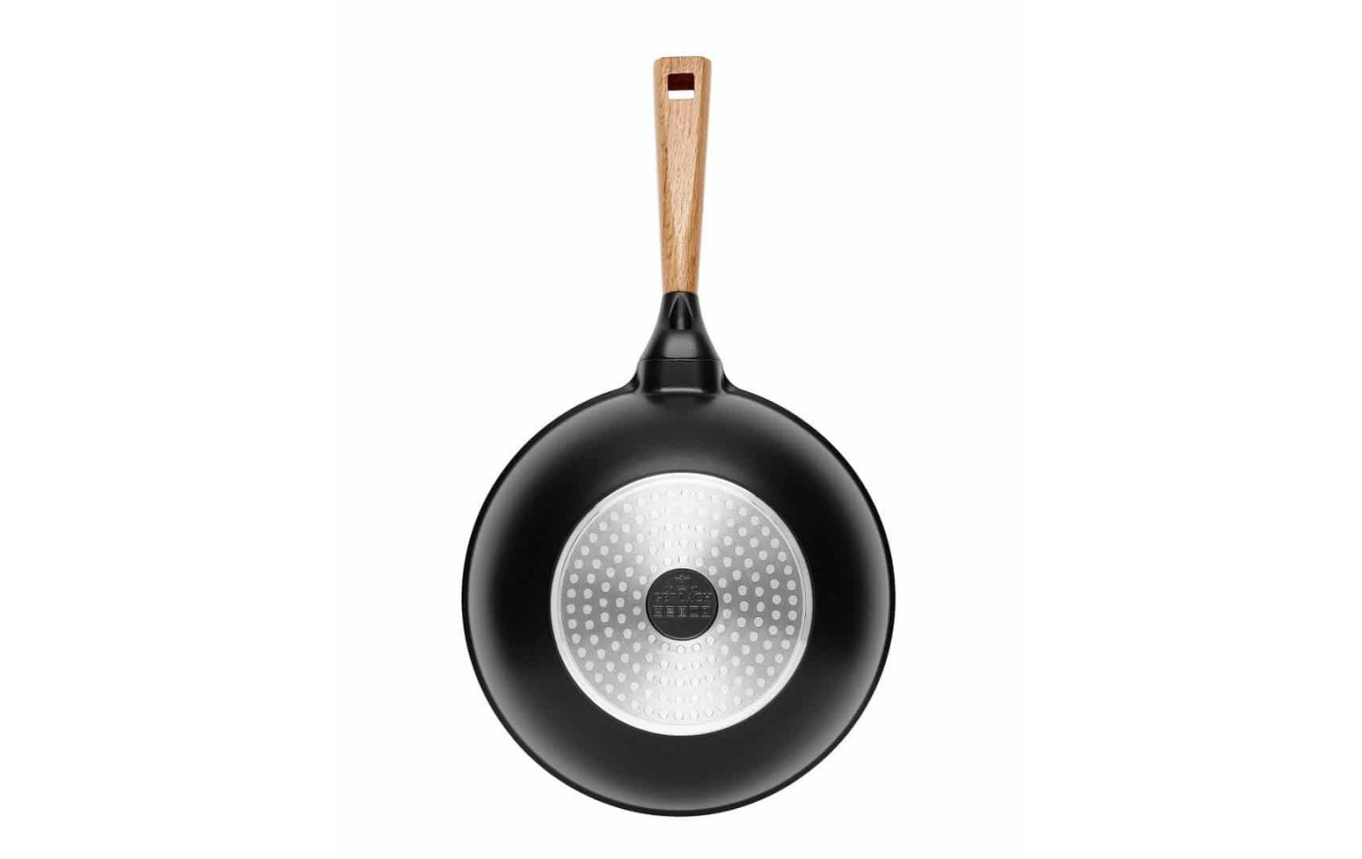 Garnek 24/28 cm + patelnia 24 cm + patelnia grillowa 28 cm + patelnia WOK + deska NATUR