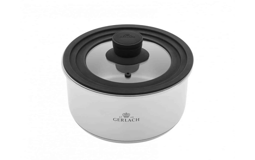 Zestaw naczyń SMART STEEL: garnki 18/20 (2,0 i 2,5l) + patelnia wok 28 + rączka + pokrywka (16/18/20)