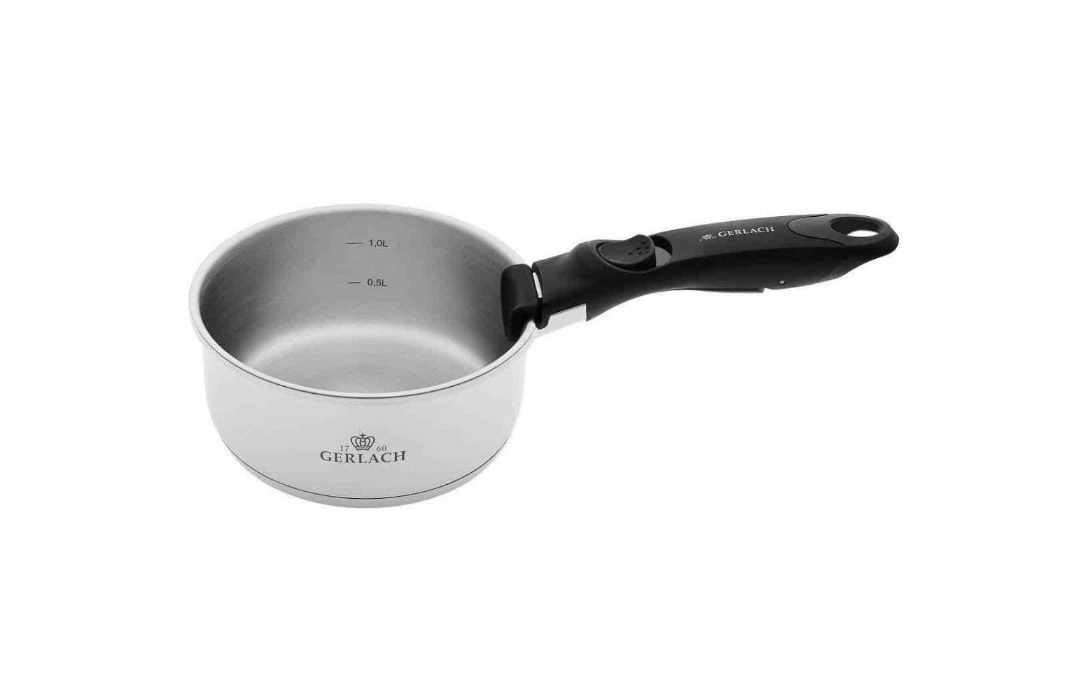 SMART STEEL patelnia 24cm + garnek 18cm (2l) + rączka