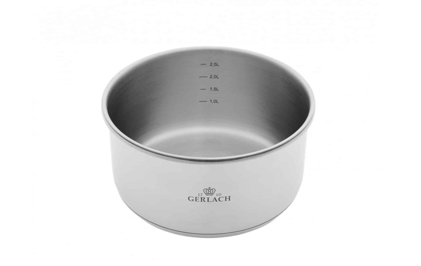 SMART STEEL patelnia 24cm + garnek 18cm (2l) + rączka