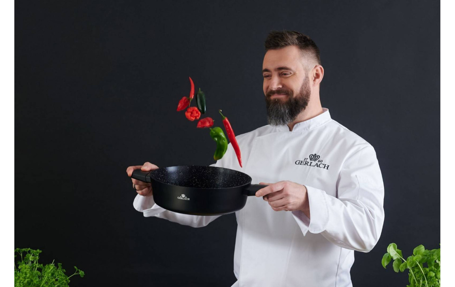 Zestaw naczyń GRANITEX 7 el.