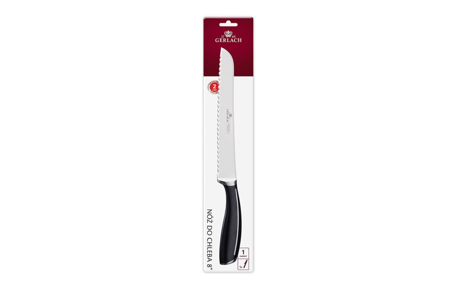 LOFT Nóż do chleba 8" w blistrze