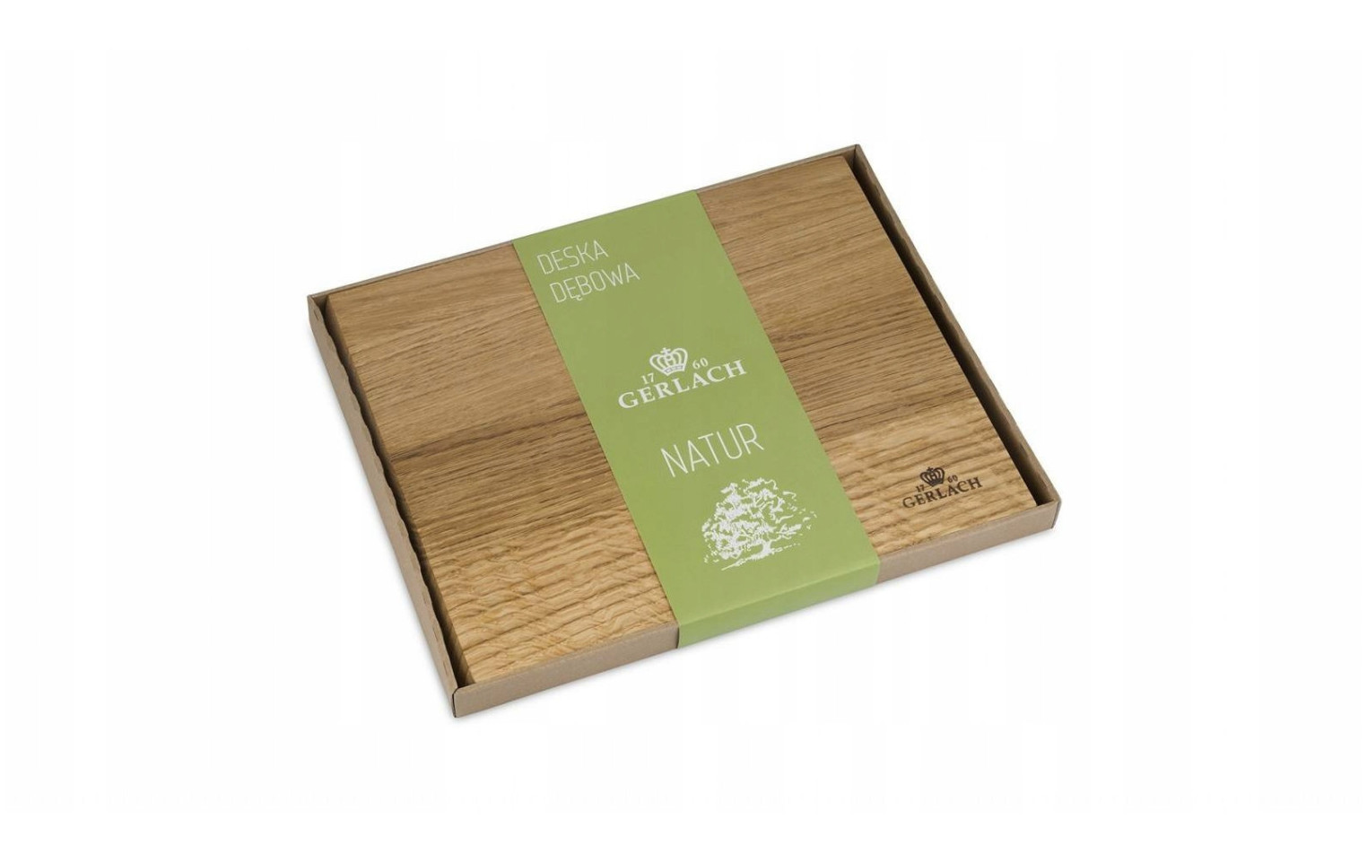 Zestaw noży w bloku SMART BLACK + SMART Ostrzałka Mini + Deska do krojenia dębowa NATUR 30x24 cm