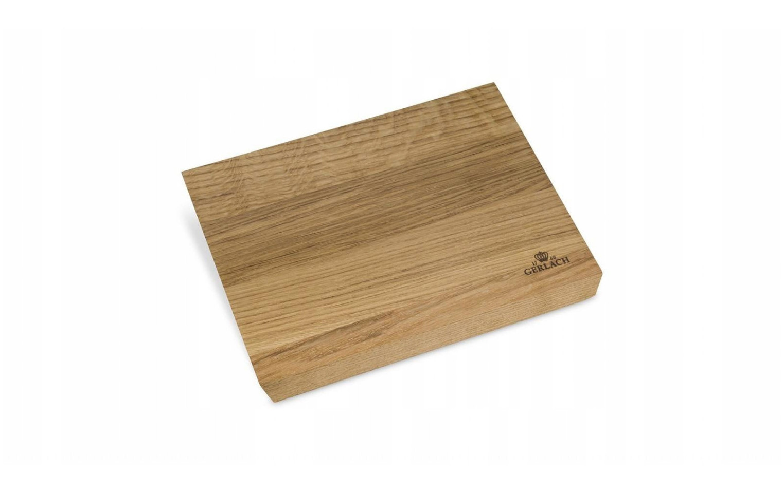 Zestaw noży w bloku SMART BLACK + SMART Ostrzałka Mini + Deska do krojenia dębowa NATUR 30x24 cm