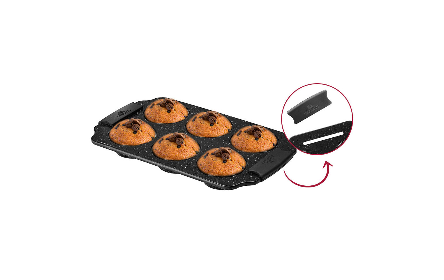 Foremka na muffiny GRANITEX