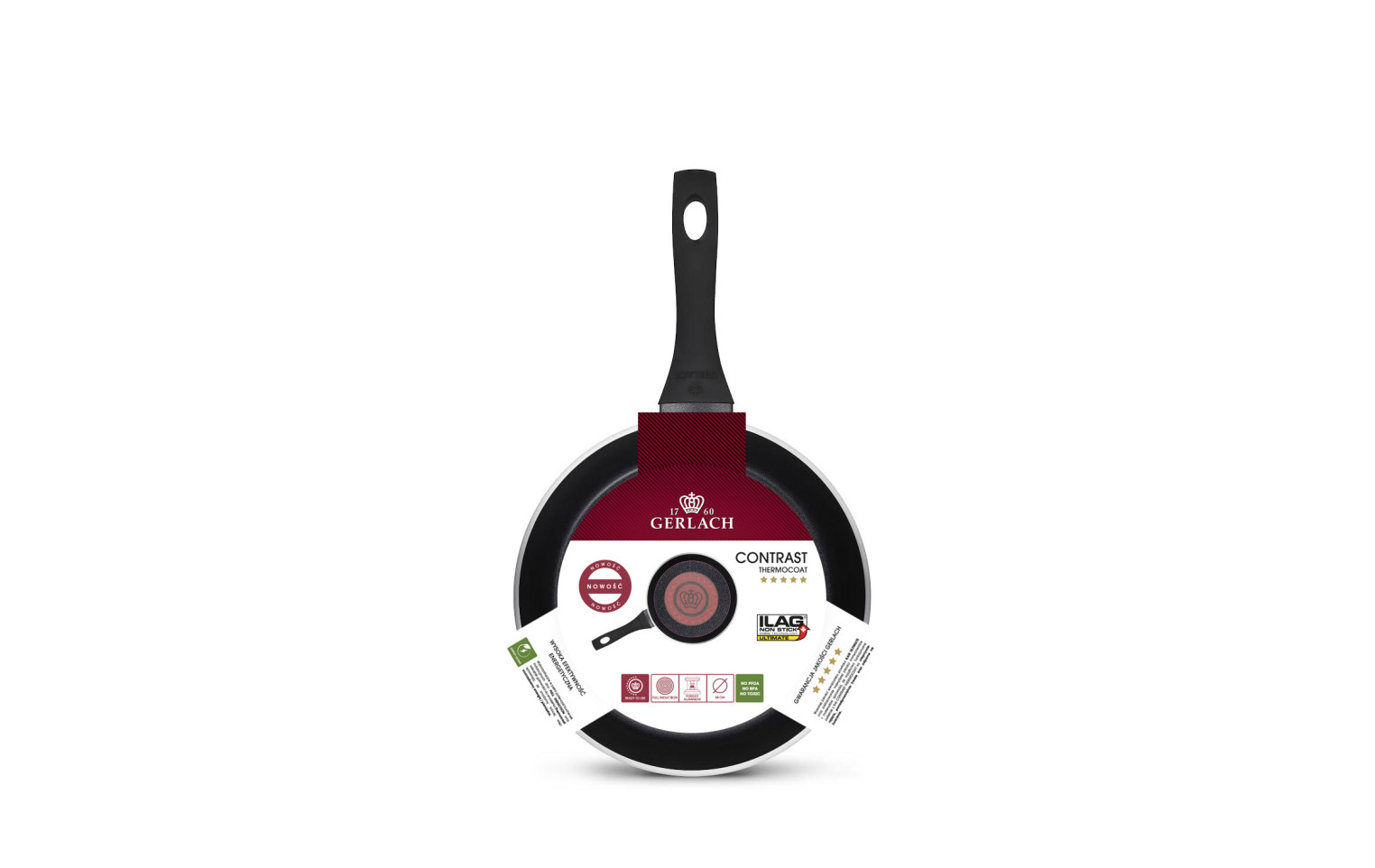 Patelnia CONTRAST ThermoCoat ILAG Ultimate 28cm