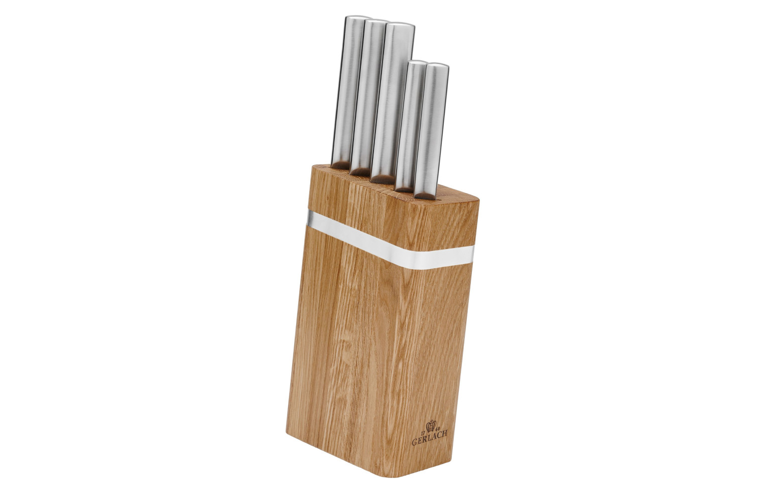 Zestaw noży w bloku Ambiente Oak