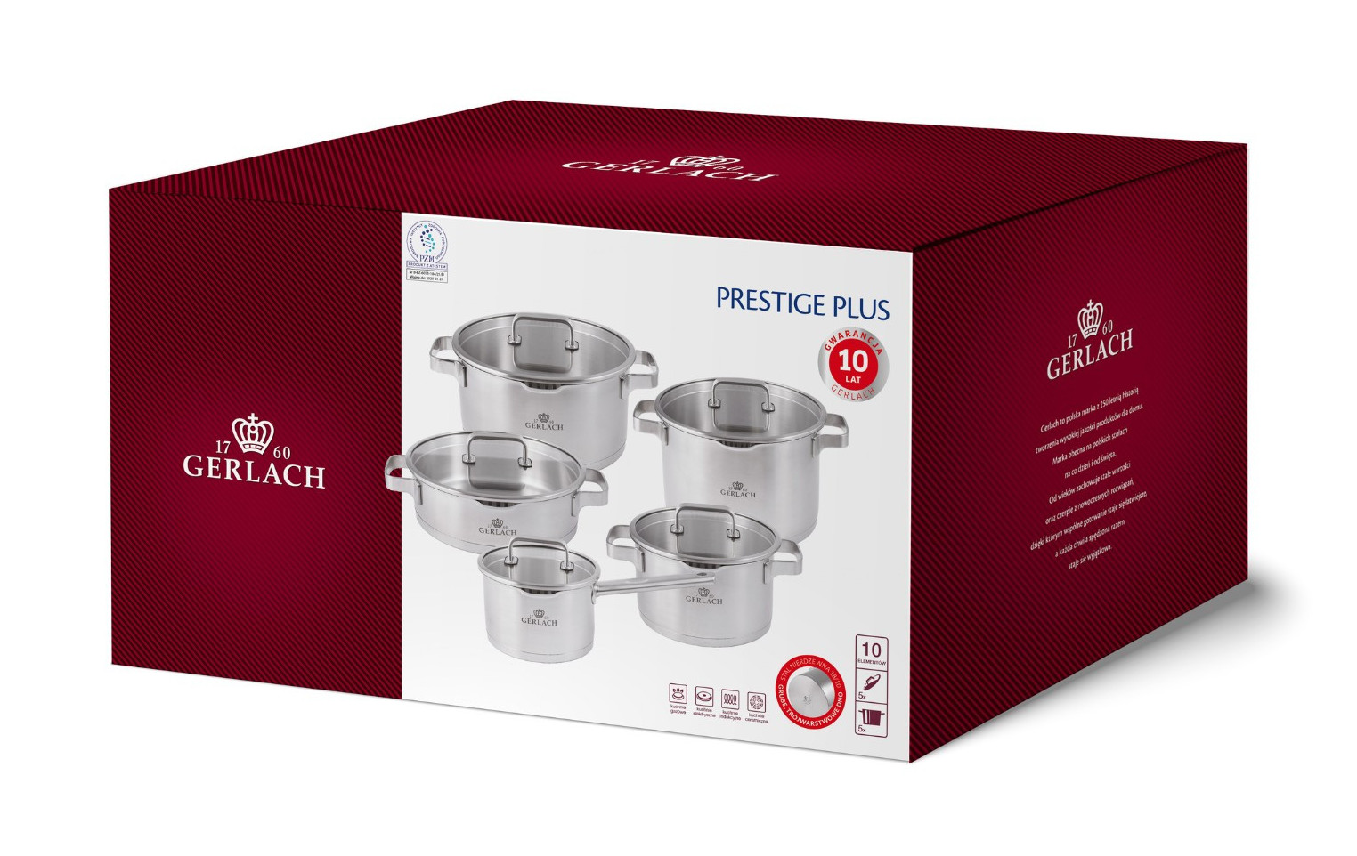 Zestaw garnków PRESTIGE PLUS