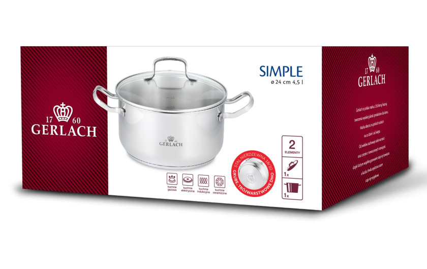 Garnek SIMPLE 4.5l