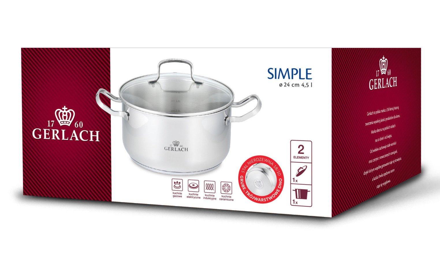 Garnek SIMPLE 4.5l
