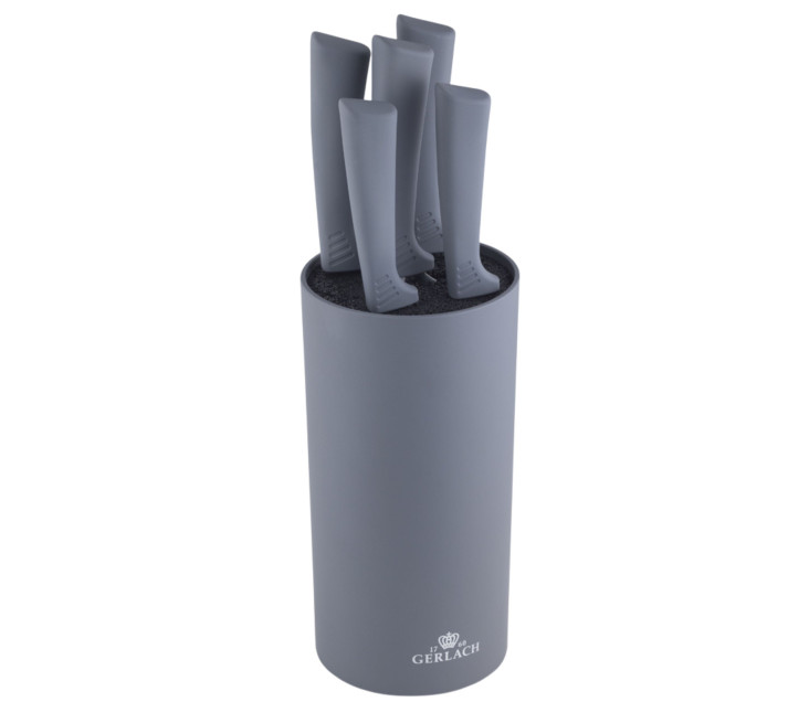 Zestaw noży w bloku SMART GREY