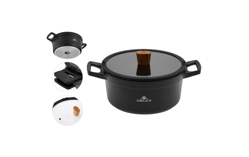 Zestaw garnków 4 el. SMART + garnki 24/28 cm NATUR