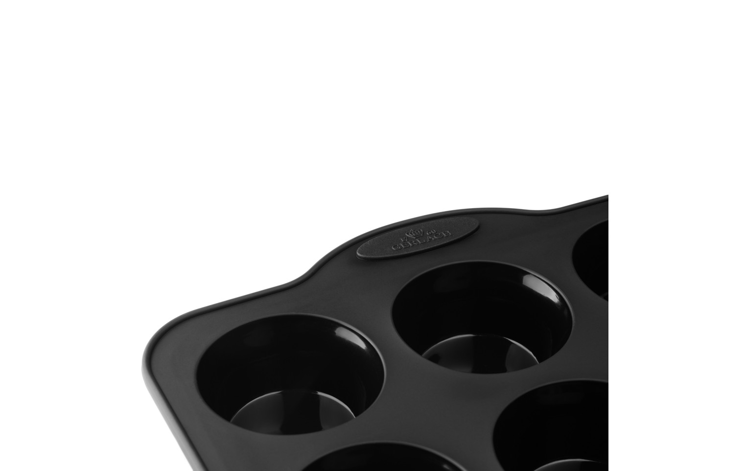 Silikonowa forma do pieczenia na muffiny 12szt SMART BLACK