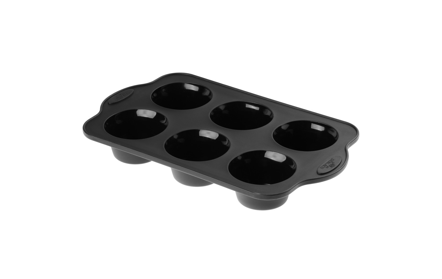 Silikonowa forma do pieczenia na muffiny 6szt SMART BLACK