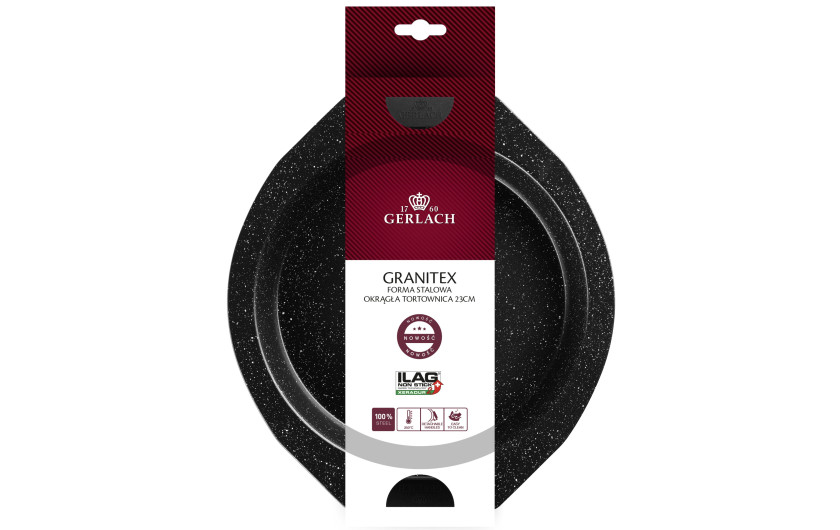 Foremka okrągła tortownica 23 cm GRANITEX