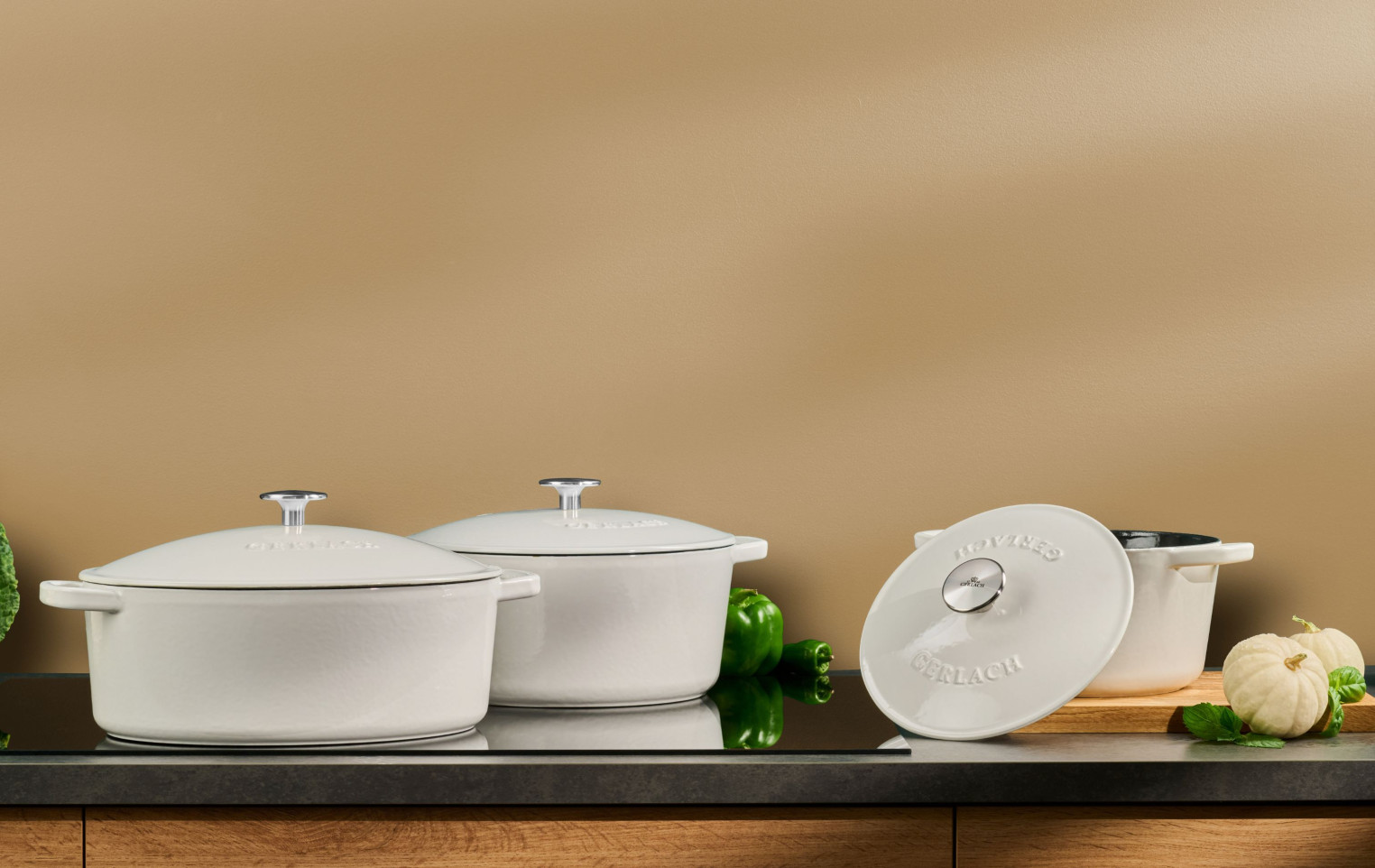 Brytfanna żeliwna 5,5 l NATUR IRON + Garnek żeliwny 3 l NATUR IRON
