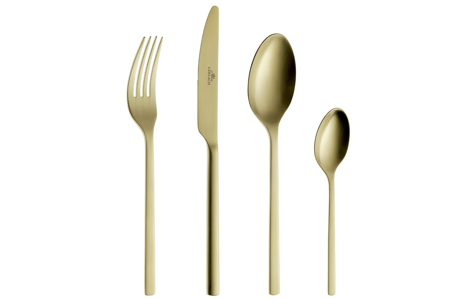 Zestaw sztućców złotych 24 szt. MODERN GOLD
