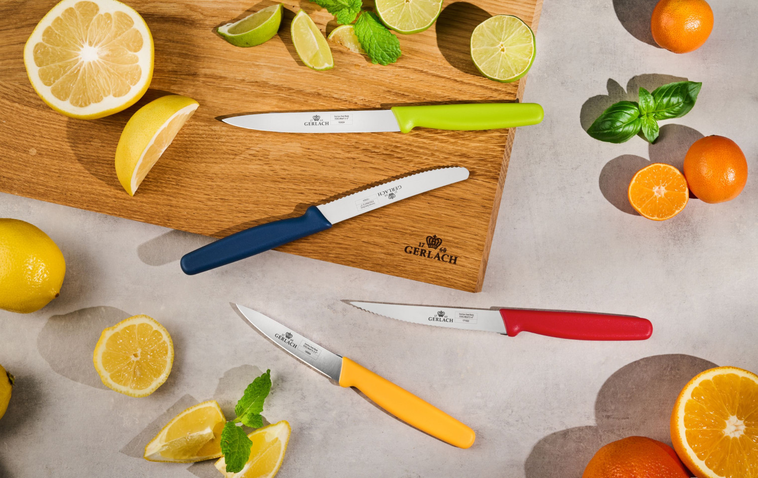 Nóż do steków 4" czerwony Smart Color