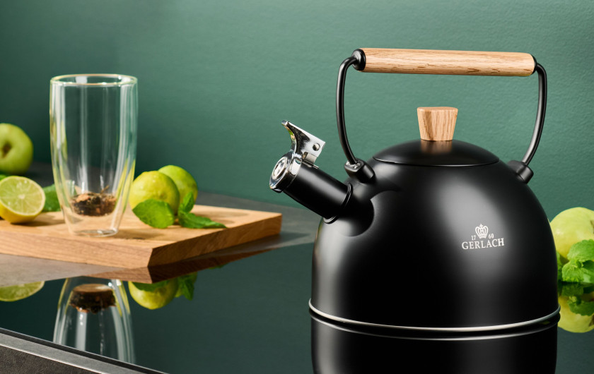 Czajnik NATUR 2,5 l - designerski czajnik na gaz i indukcję