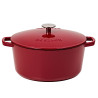 Garnek żeliwny 5 l NATUR IRON bordowy