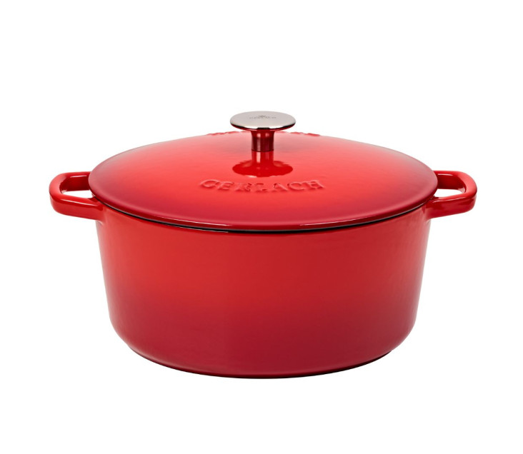 Garnek żeliwny 5 l NATUR IRON czerwony gradient