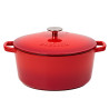 Garnek żeliwny 5 l NATUR IRON czerwony gradient