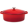 Brytfanna żeliwna 5,5 l NATUR IRON czerwony gradient