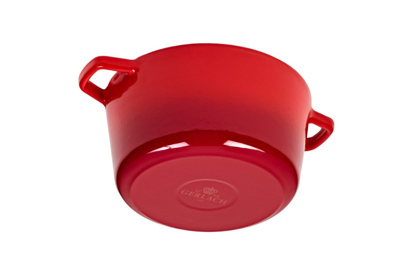 Zestaw 2 garnków żeliwnych czerwony gradient 3 i 5 l NATUR IRON