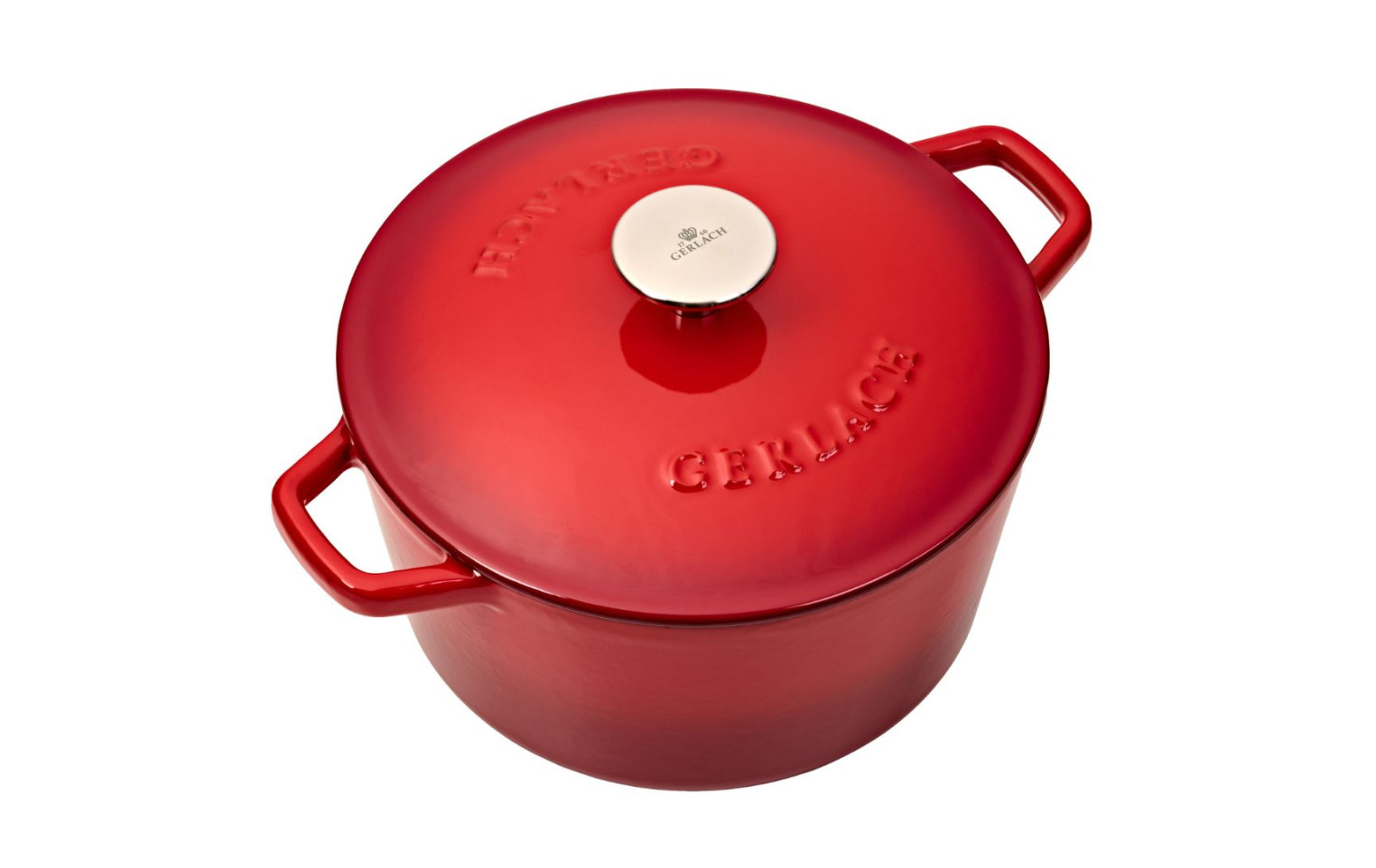 Zestaw 2 garnków żeliwnych czerwony gradient 3 i 5 l NATUR IRON