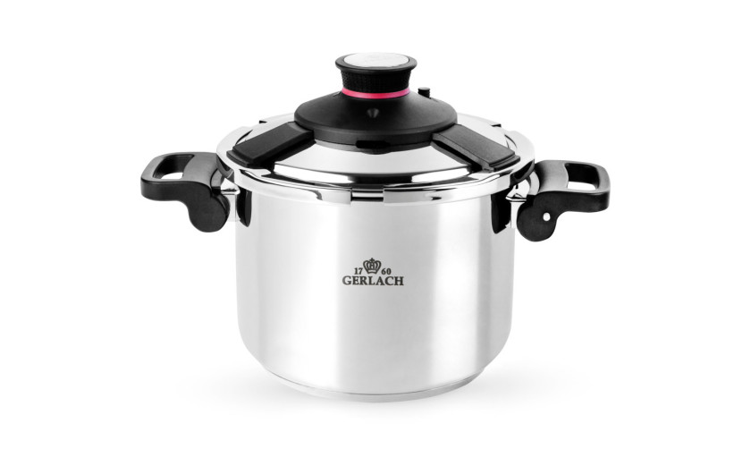 AMBIENTE Szybkowar 6,0l + Patelnia CONTRAST ThermoCoat ILAG Ultimate 28cm