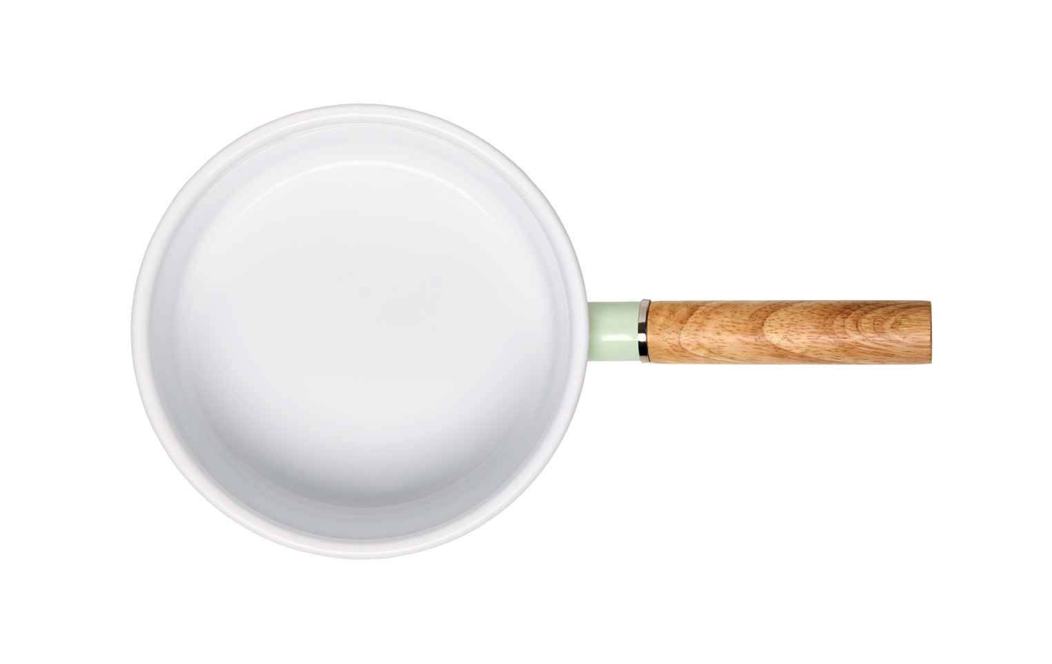 Rondel emaliowany NATUR ENAMEL pastelowozielony 18 cm 2 l