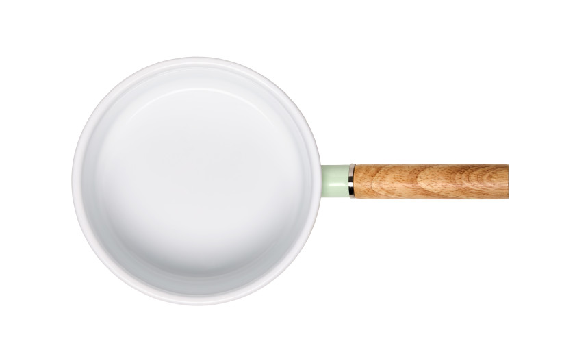 Zestaw garnków emaliowanych NATUR ENAMEL pastelowozielone 6 el.