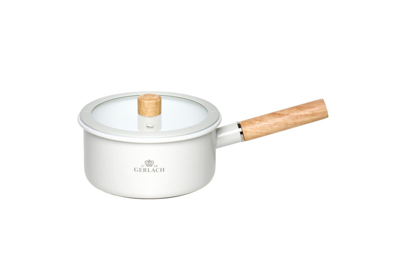 Zestaw kuchenny NATUR biały + Zestaw 2x patelnia AMBIENTE THERMOCOAT 24/28 cm