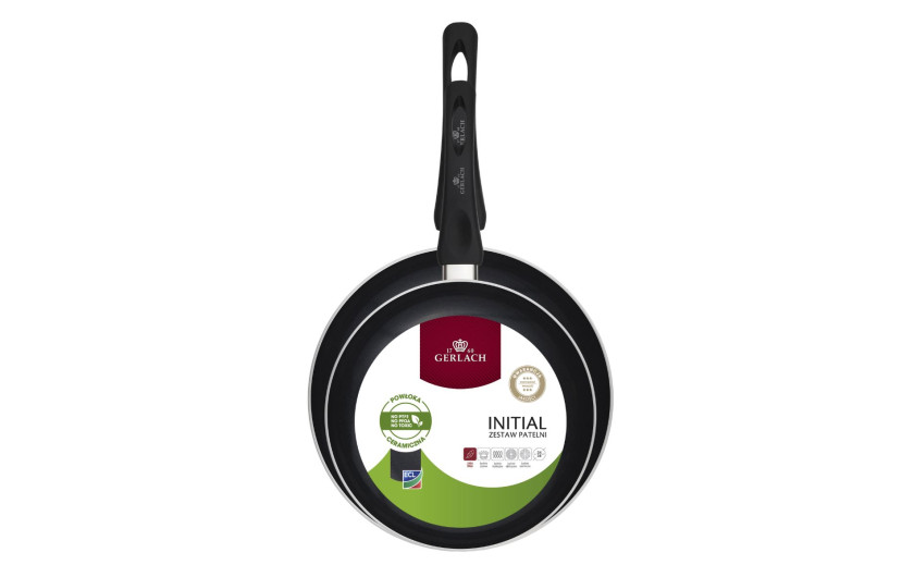 Outlet Zestaw 2x patelnia 24/28 cm INITIAL