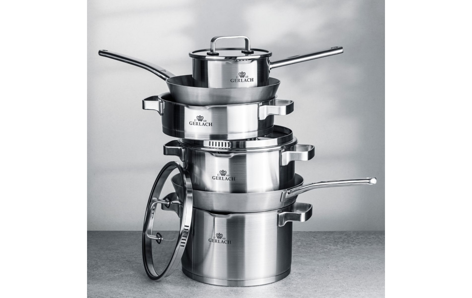 Zestaw 2x patelni stalowych Prestige 24/28 cm