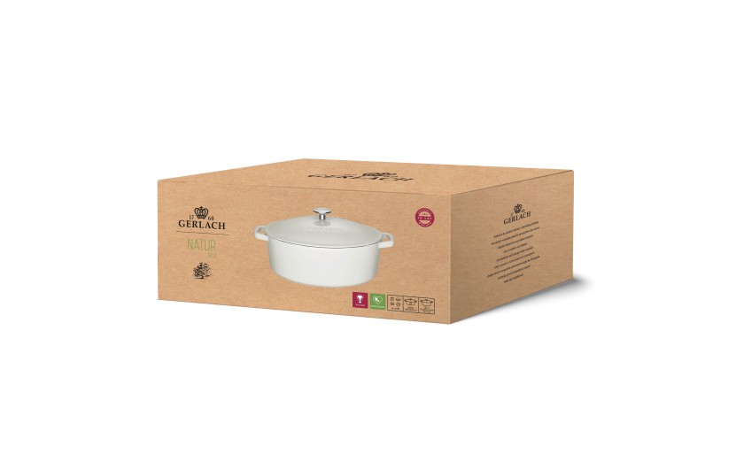 OUTLET Brytfanna żeliwna 5,5 l NATUR IRON