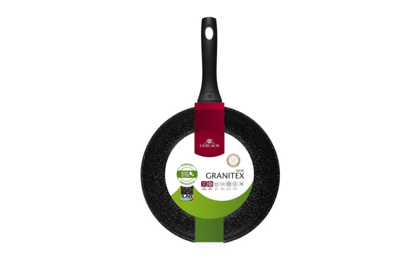 Patelnia Wok GRANITEX 28 cm