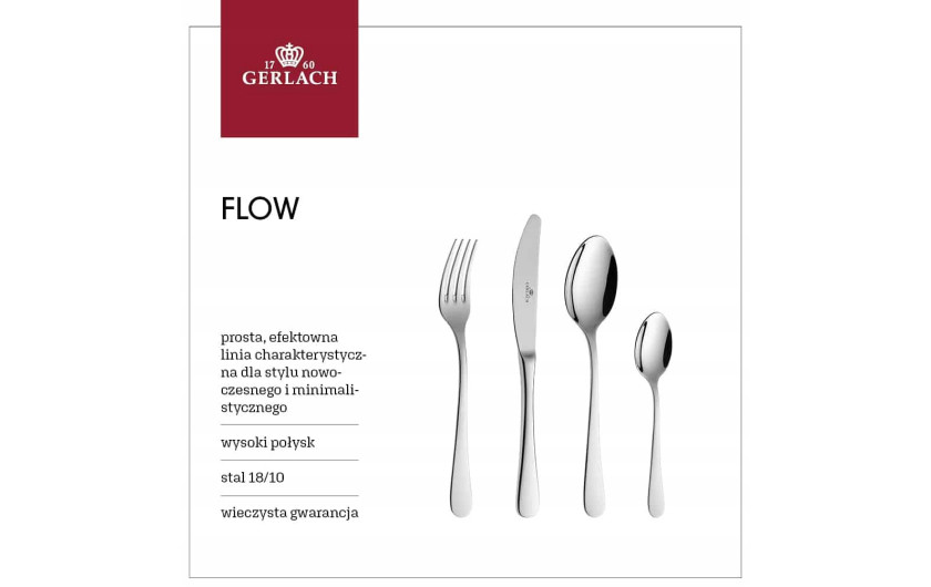 Zestaw sztućców FLOW - 24 szt.