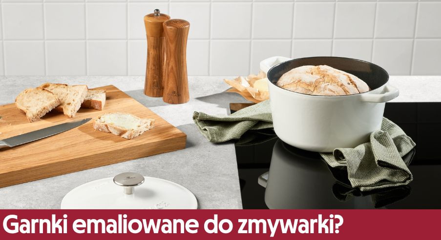 Czy garnki emaliowane można myć w zmywarce?