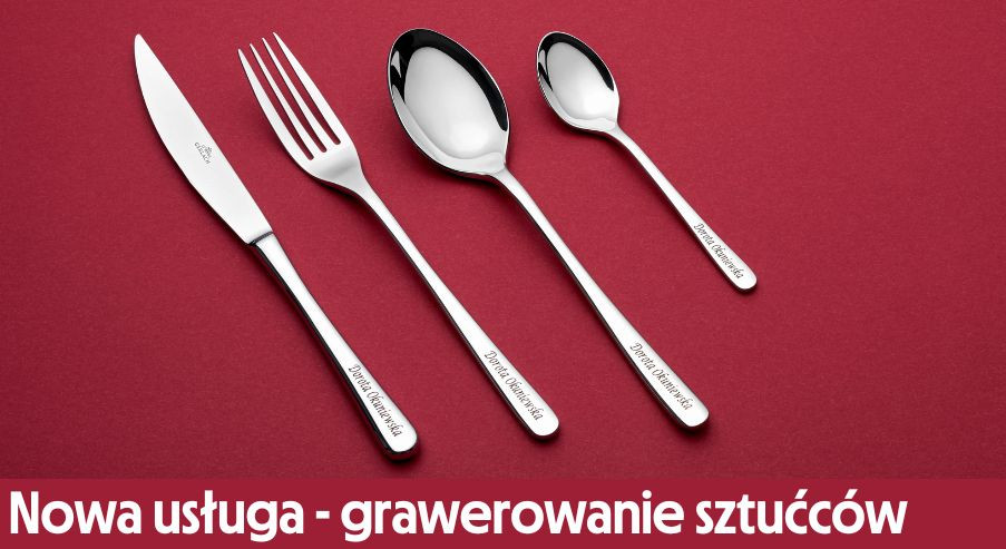 Nowa usługa na gerlach.mom - grawerowanie sztućców