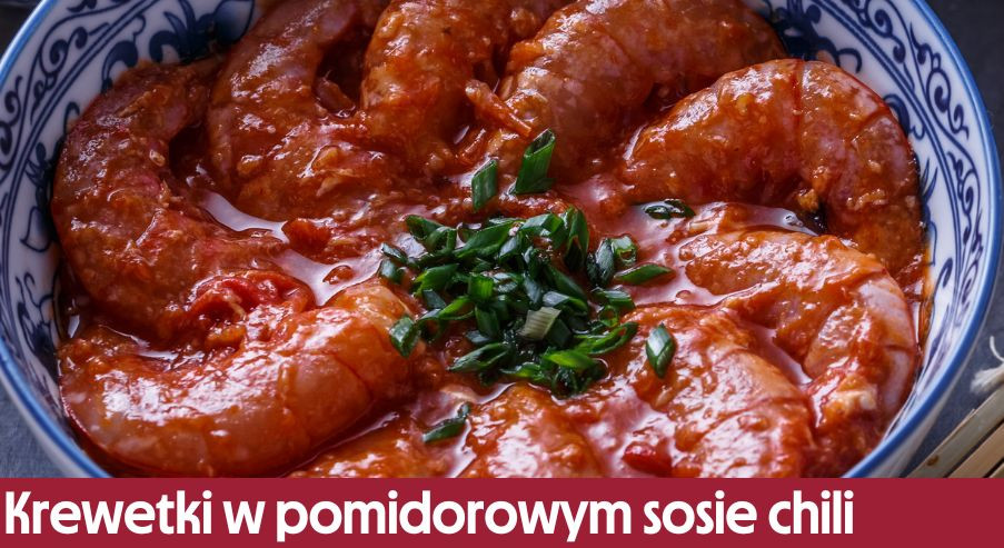 Krewetki w pomidorowym sosie chili – przepis na mleczku kokosowym