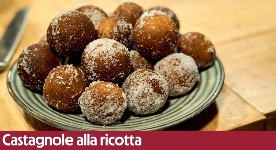 Castagnole alla ricotta – słodkie i smażone kuleczki serowe
