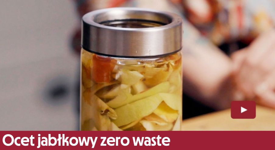 Ocet jabłkowy zero waste – przepis Kuby Korczaka