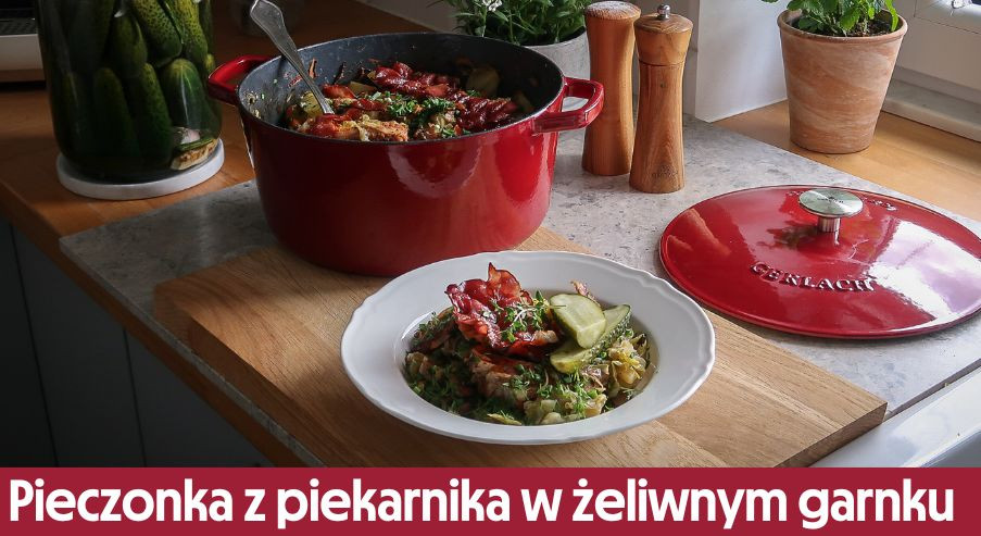 Pieczonka z piekarnika w żeliwnym garnku –  comfort food w najlepszym wydaniu!