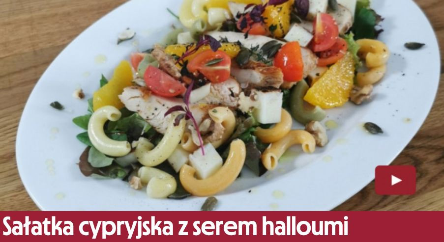 Sałatka cypryjska z serem halloumi – przepis krok po kroku
