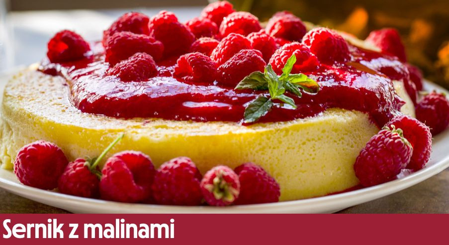Sernik z malinami – jak go przygotować?